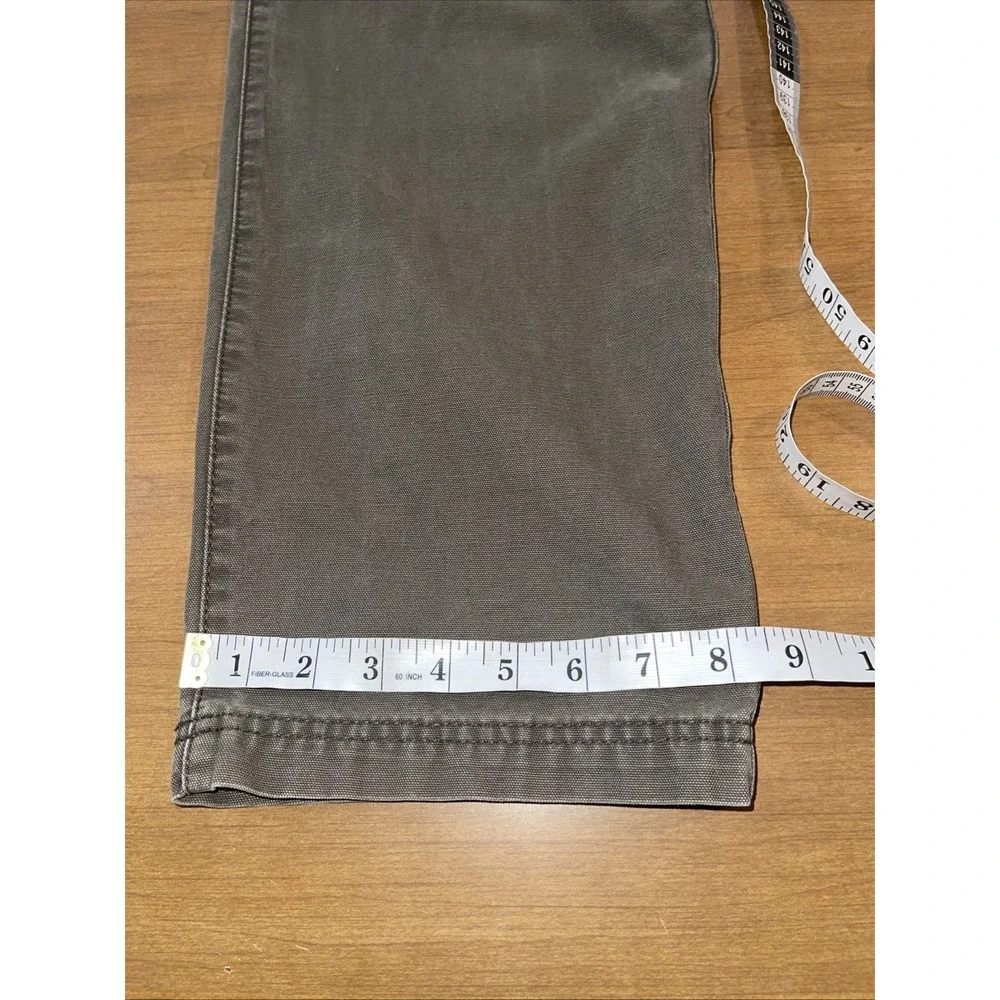 GH Bass & Co Maine‎ Canvas Terrain Cargo Pants Men 34x30 Olive Rugged